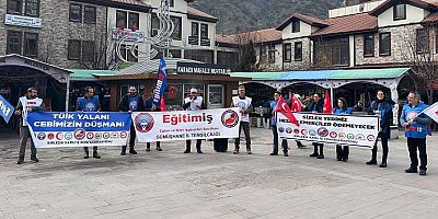 Eğitim İş Sendikasından iş bırakma eylemi